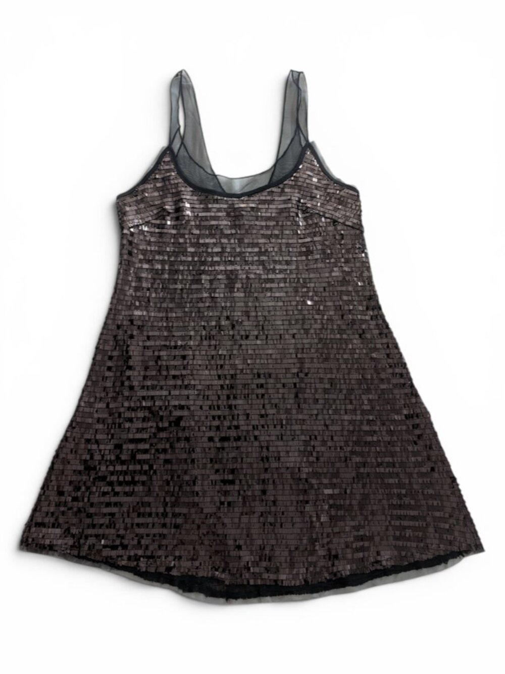 Free People Sequin Mini Dress Size M Black NWOT - Picture 6 of 9